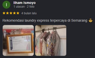 Hasil kerja tim Flash Laundry Express 2
