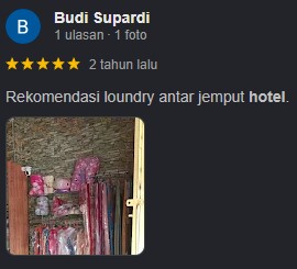 Hasil kerja tim Flash Laundry Express 4